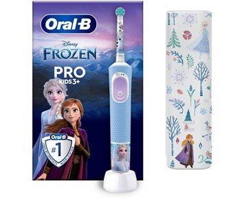 Oral-B ORAL-B Vitality Pro Kids Frozen HBOX +TC - Eltandborste för barn med Frozen-motiv