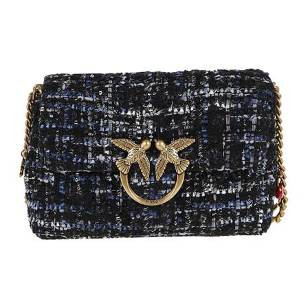 Pinko, Cross Body Bags Blauw, Dames, Maat:ONE Size