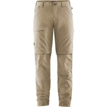 Fjällräven Men's Travellers Mt Zip-off Trs Men hiking trousers Beige 48