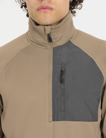 Whistler Helge M Half Zip Midlayer - Beige - M