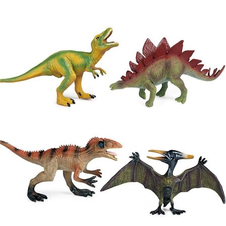 Dinosaur Toys Set 4 Pack Realistic Figures Toddler Toys For Kids 3-7