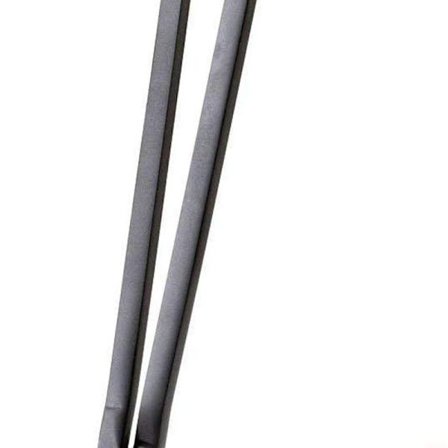 Saks til væger i rustfrit stål til stearinlys, sort