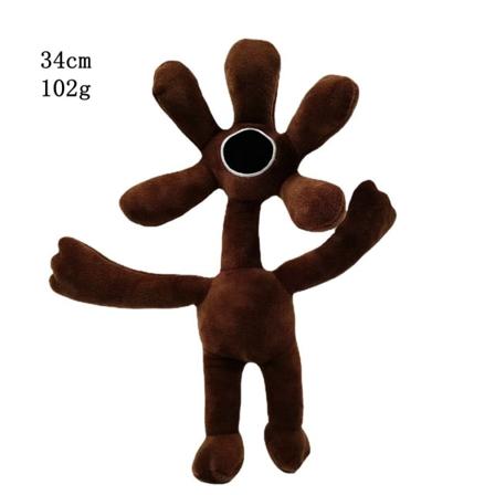 Rainbow Friends plyschleksaksfigur Lila - Perfet brown 53cm