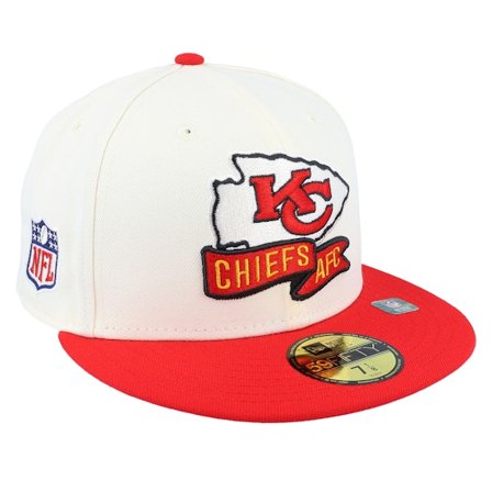 New Era - NFL - White - fitted - Cap - Kansas City Chiefs NFL22 Sideline 59FIFTY White/Red Fitted - Hatstore