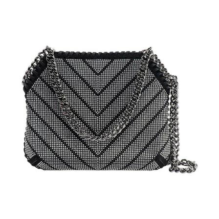 Stella McCartney, Shoulder Bags Grijs, Dames, Maat:ONE Size