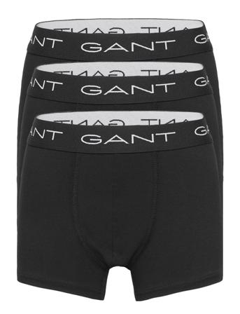 Boy's Trunk 3-Pack Night & Underwear Underwear Underpants Svart GANT