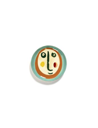Plate S Face 2 Feast By Ottolenghi Set/2 Home Tableware Plates Small Plates Multi/patterned Serax