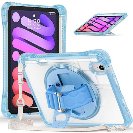 Klart Hybrid TPU Roterande Tabletstativ för iPad mini 2024/mini 6