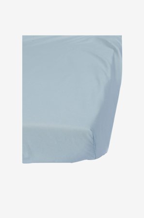 Himla - Stræklagen Dreamtime - Blå - Faconsyede lagner - 90X200 - Fra Homeroom