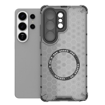 Mobilskal till Samsung Galaxy S26 Ultra Honeycomb Design TPU + PC - Grå