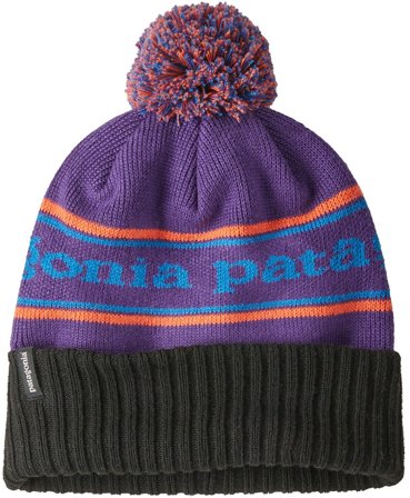 Patagonia Powder Town Beanie Park Stripe: Purple