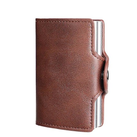 Lahjat Naiset Miehet Korttikotelo Kaksinkertainen Varkaudenestolompakko RFID-NFC Suojattu POP UP Kortinpidike