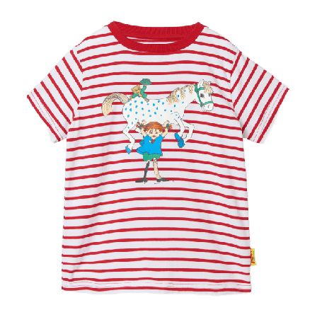 PIPPI Långstrump-t-shirt VILLERKULLA T-shirts & toppar Röd 86/92