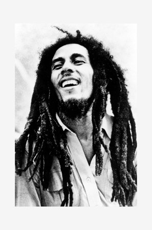 Malerifabrikken - Juliste Bob Marley - Musta - Julisteet - - Homeroom