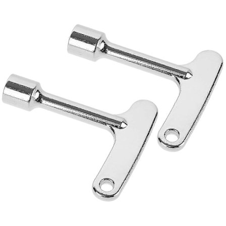 2 stk. utendørs søppelkasse låsnøkkel metall lås søppelkasse nøkkel skrellboks avfallsbeholder nøkkel