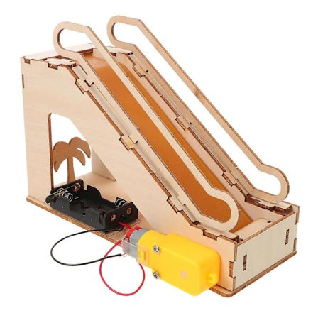Teknisk uddannelseslegetøj Miniature Mekanisk Elevator Model Kit til Børn[D]