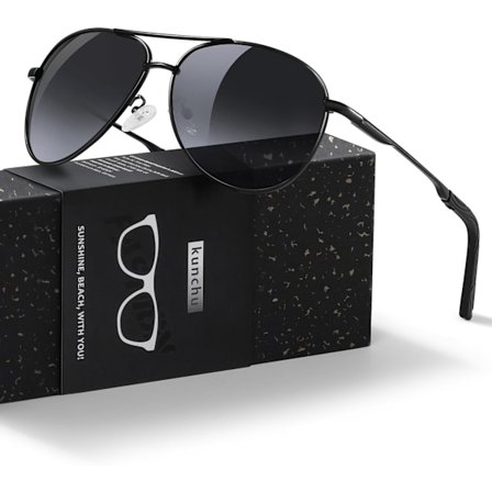 Pilot Solbriller Herre Polariserede Solbriller Unisex UV400 Beskyttelse Sorte Solbriller Kørsel, Fiskeri, Løb Klassiske Ultralette Nuancer