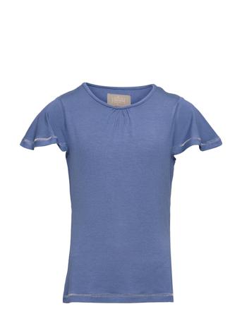T-Shirt Ss Jersey Blue Creamie
