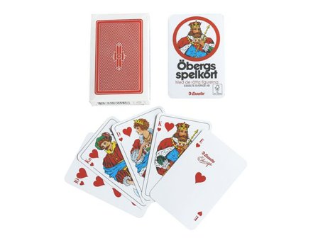 ESSELTE Kortlek Öbergs röd - Lyreco - Skola och förskola - Lekmaterial - Kvartett och kortspel