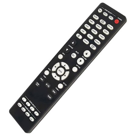 RC-1256 Fjernkontroll for Denon Forsterker Erstatning 1-10m Rekkevidde Håndholdt Kontroller
