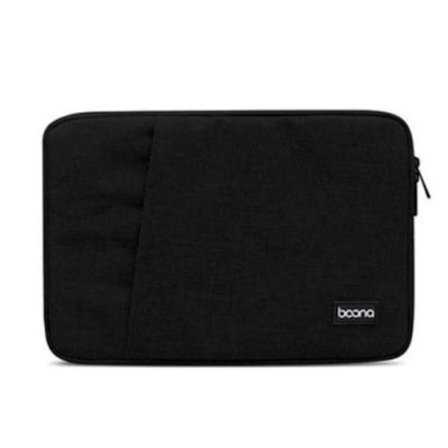 Baona Computer Sleeve 12.5" Med Lomme - Sort