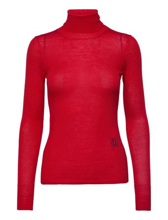 Corenna Turtleneck Polotröja Röd Baum Und Pferdgarten