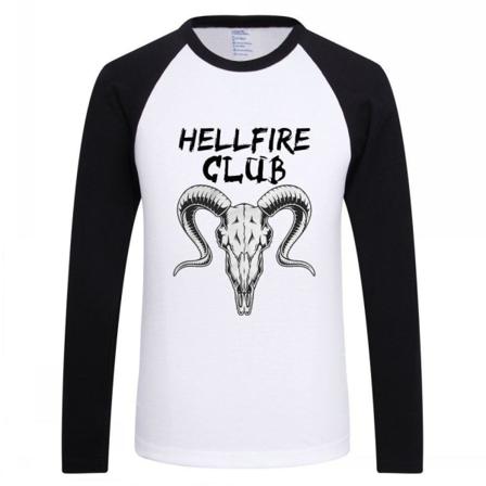 Stranger Things Kläder T-shirt Hellfire Vuxen Xxxl