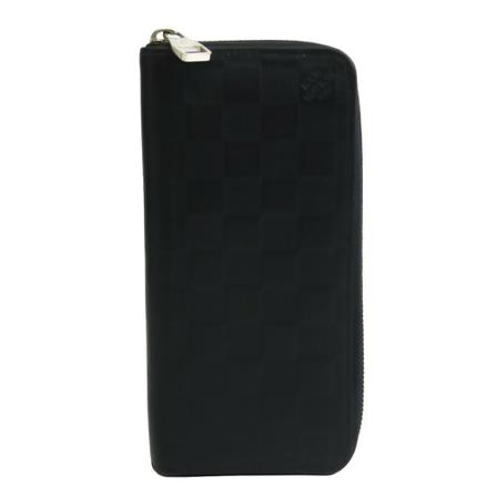 Louis Vuitton Vintage, Pre-owned Zippy Wallet Vertical Zwart, Heren, Maat:ONE Size