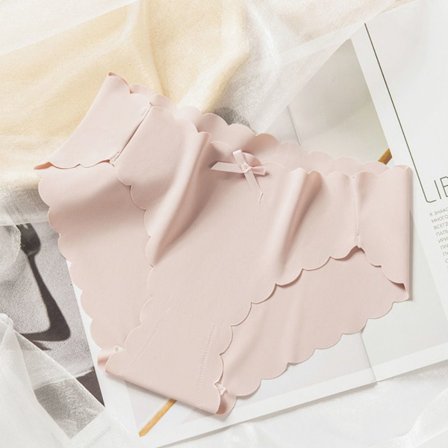 Ice Silk Alusvaatteet Saumattomat pikkuhousut PINK