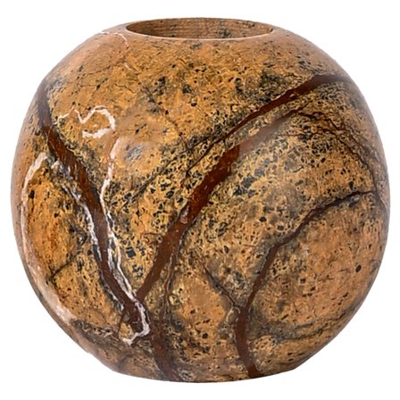 Sagaform Sten lysestage - Brun | KitchenOne