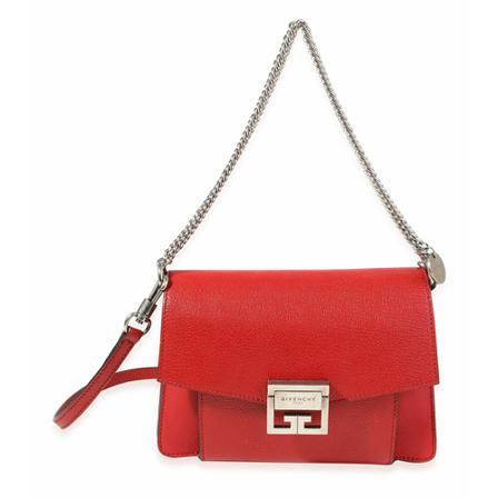 Givenchy Pre-owned Goatskin Small Gv3 Shoulder Tas , Rood , Dames , Maat: ONE Size Vintage Tassen