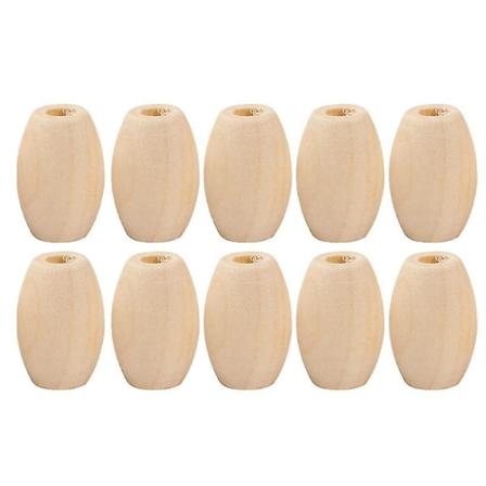 100 st kreativa DIY träpärlor träfärgade pärlor roliga DIY lösa pärlor handgjorda pärlmaterial DIY smyckestillverkningstillbehör för hemmagasin 
