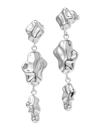 Sistie Aria - Earrings Steel - Silver - ONE SIZE