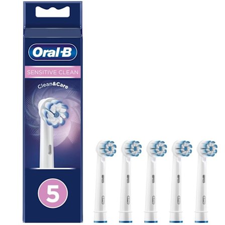 Oral-B Sensitive Clean Toothbrush Head 5pc