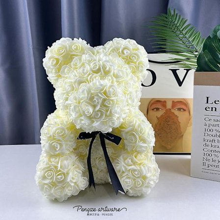 Meningsfulla blomstergåvor - Fantastiska syntetiska blommor gjorda av supermjuka björnar, den perfekta presenten till mors dag och alla hjärtans dag. 