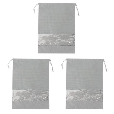 3 kpl Kuitukangasta Matka Kenkien Säilytyspussit Pölytiivis Kotitaloustarvike Järjestäjä M-koko