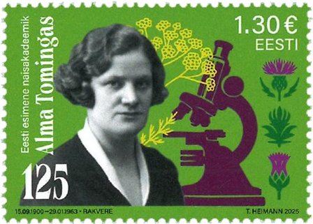 Estland - Alma Tomingas - Postfrisk frimærke