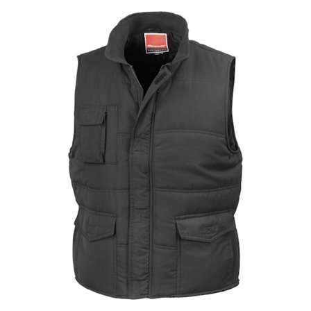 Result Herr Promo Body Warmer S Svart