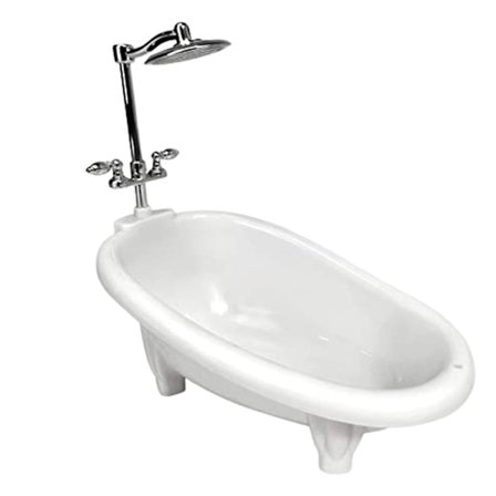 Dockhus Miniatyrer Badkar Miniatyr Badrum Moderna Modell Leksak Simulering Badrumstillbehör Barn Låtsasleksak