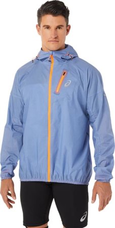Asics Men's Fujitrail Jacket Men unlined workout jackets Blue M
