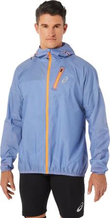 Asics Men's Fujitrail Jacket Men unlined workout jackets Blue S