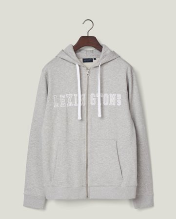 Lexington Legend Zip Hoodie, Hellgrau Melange
