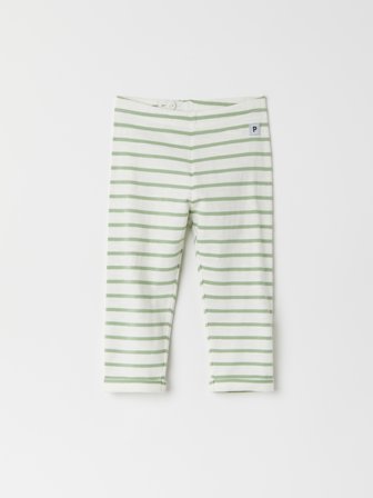 Polarn O. Pyret - Striped trousers - 62 - Childrenswear - green