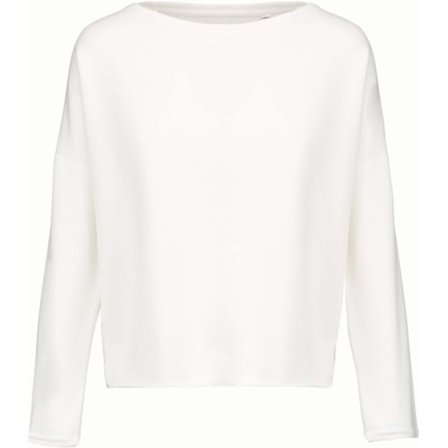 Kariban Oversized Sweatshirt för Kvinnor/Dam Storlek S/M Off White