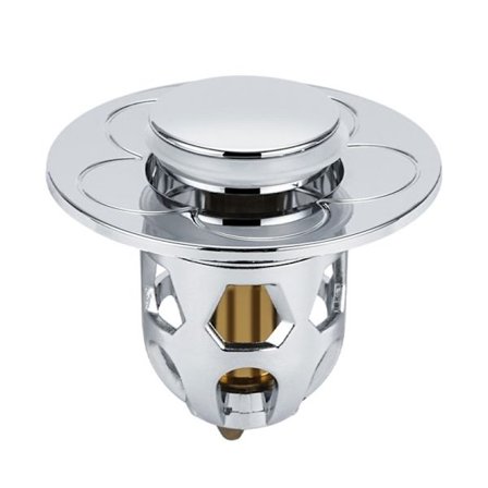 Löstagbar avloppsplugg för badkar Handfat avloppsplugg Push-typ Bounce Core Dräneringsfilter Pop-Up Bounce Core