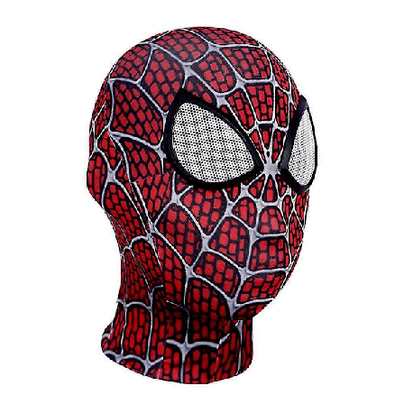 Spider-Man Maske Superheltmasker Halloween Karnevalfest Cosplay Kostyme Lycra Maske