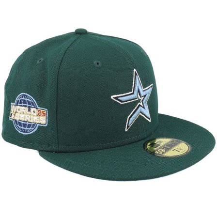 New Era - MLB Grön fitted Keps - Houston Astros 59FIFTY Pool & Turf Dark Green Fitted @ Hatstore