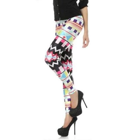 Färgglada Aztec Leggings