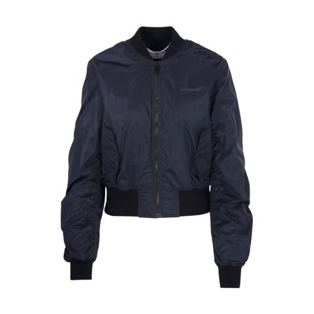 Off White Bomber Jakke Blå, Dame