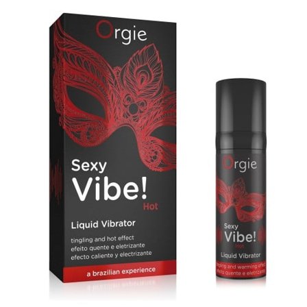 SEXY VIBE! HOT 15 ml - Vuxen.se - Bättre sex för honom: gel och delay spray för ökad hållbarhet